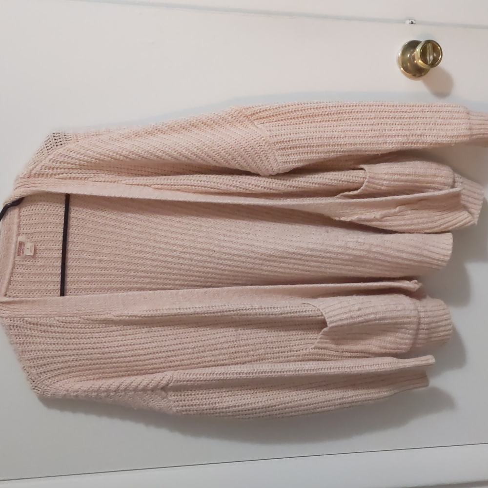 Pink knit cardigan size S